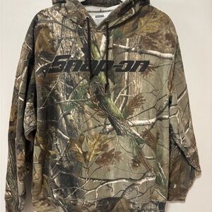Snap-on Camouflage Hoodie for Men